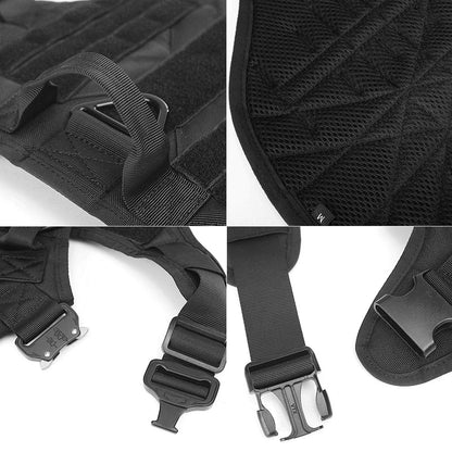 AlphaGuard Tactical Dog Harness - Durable Gear for Large Breeds