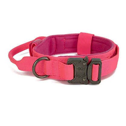 EliteGuard Tactical Dog Collar with Handle for Active Medium and Large Dogs